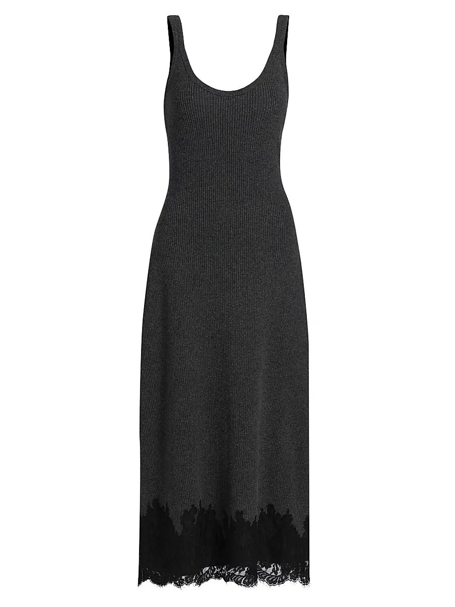 Cami NYC Women's Una Rib-Knit Merino Wool Midi-Dress
