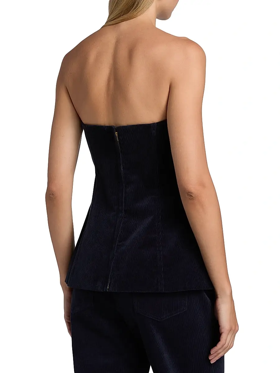 Cami NYC Women's Iman Cotton Corduroy Strapless Top | Thumbnail 5 Cami NYC Women's Iman Cotton Corduroy Strapless Top | Thumbnail 5