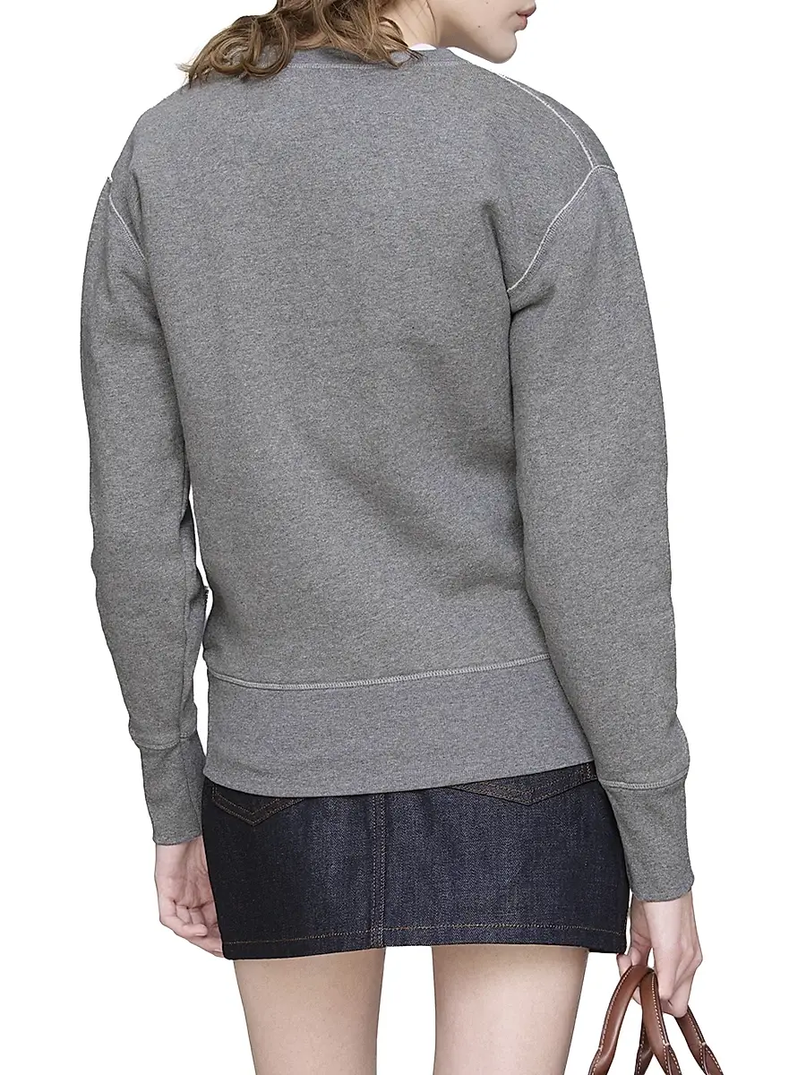 Marc Jacobs x A.P.C. Marc Jacobs x A. P.C. Women's NY Crewneck Shrunken-Fit Sweatshirt | Thumbnail 4 Marc Jacobs x A.P.C. Marc Jacobs x A. P.C. Women's NY Crewneck Shrunken-Fit Sweatshirt | Thumbnail 4
