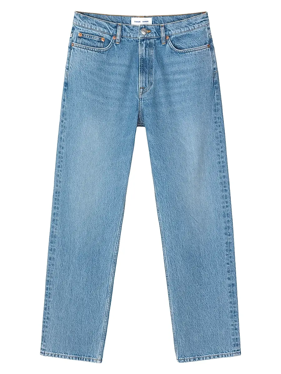 Samsoe Samsoe Men's Eddie Straight Jeans - Vintage Legacy | Image 1 Samsoe Samsoe Men's Eddie Straight Jeans - Vintage Legacy | Image 1