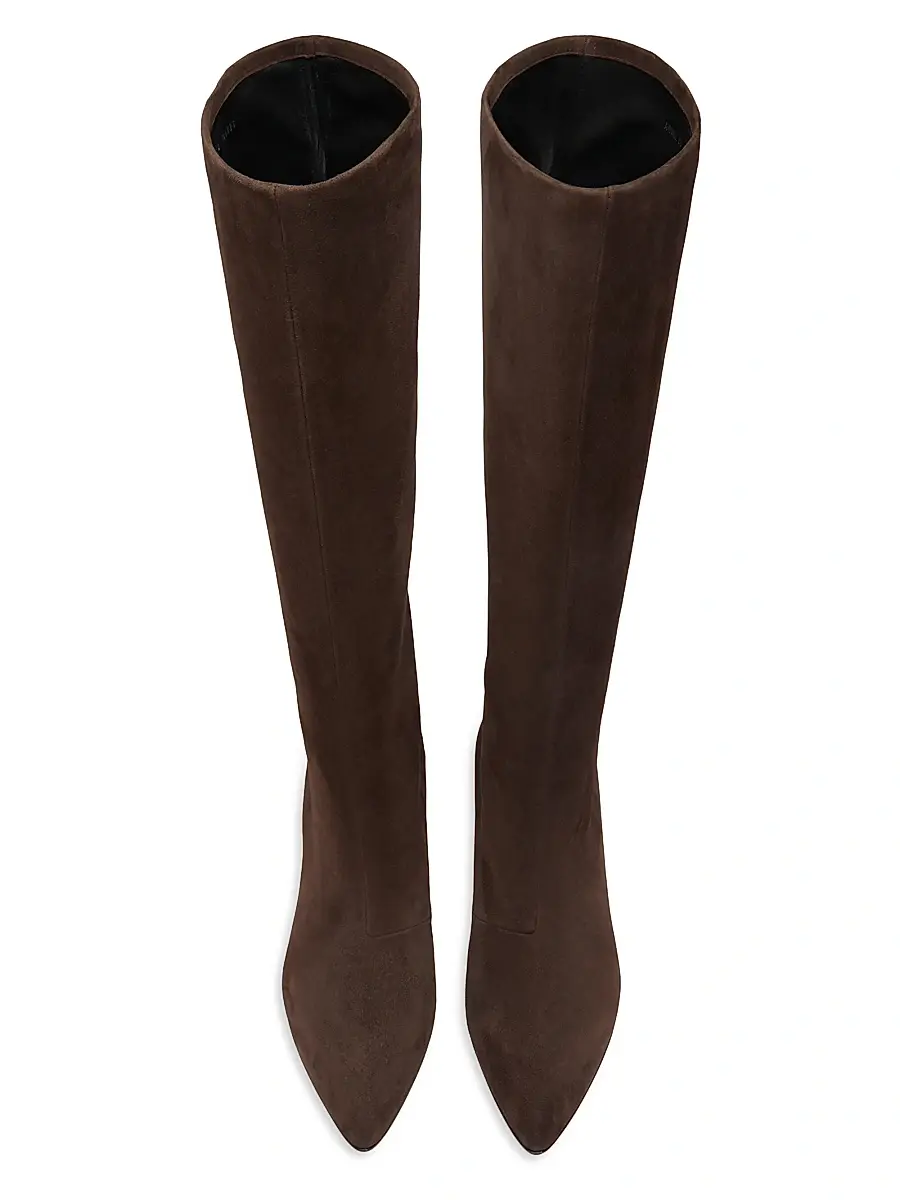 BALLY Women's Main Arval Suede Knee-High Boots | Thumbnail 4 BALLY Women's Main Arval Suede Knee-High Boots | Thumbnail 4