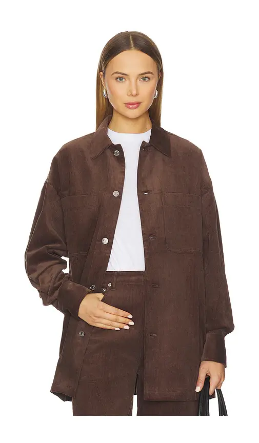 SEROYA April Corduroy Shacket | Image 1 SEROYA April Corduroy Shacket | Image 1