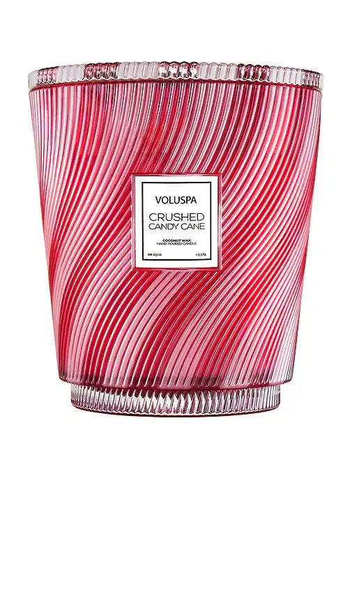 Voluspa Crushed Candy Cane 5-Wick Hearth Candle