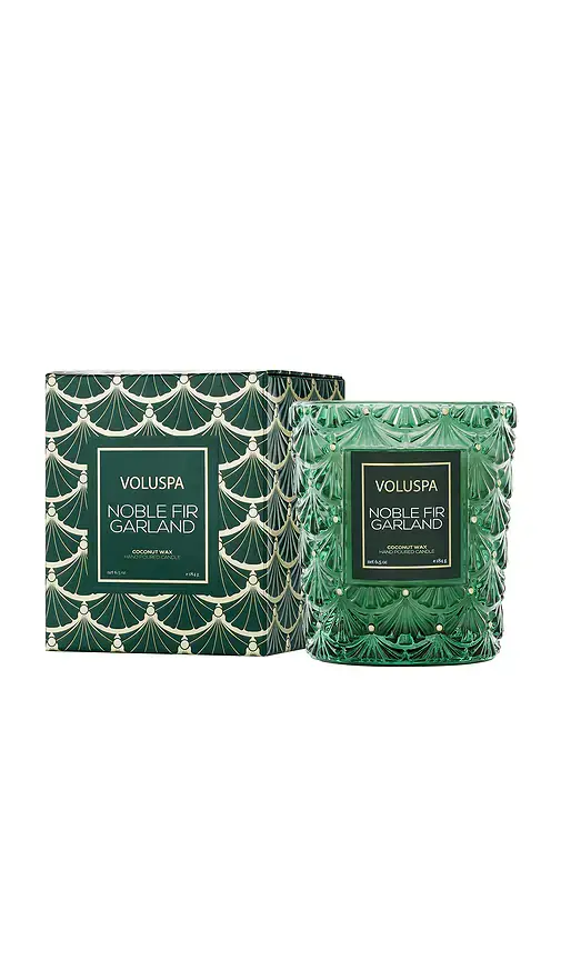 Voluspa Noble Fir Garland Candle | Image 1 Voluspa Noble Fir Garland Candle | Image 1