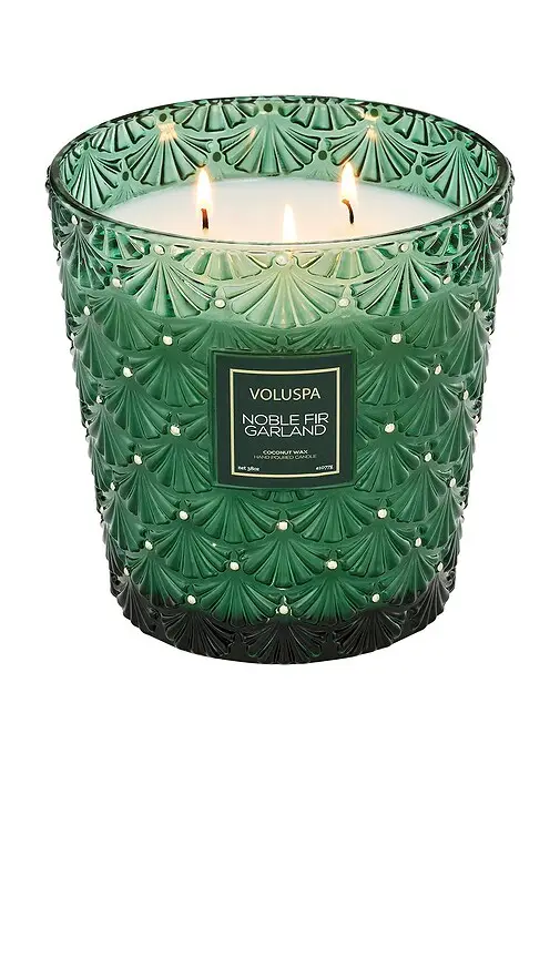 Voluspa Noble Fir Garland 3 Wick Hearth Candle | Thumbnail 2 Voluspa Noble Fir Garland 3 Wick Hearth Candle | Thumbnail 2