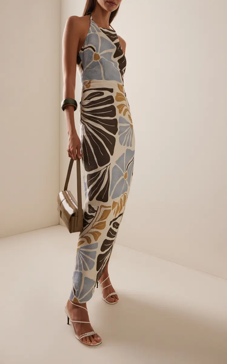 SIR. Lola Linen Maxi Dress | Thumbnail 2