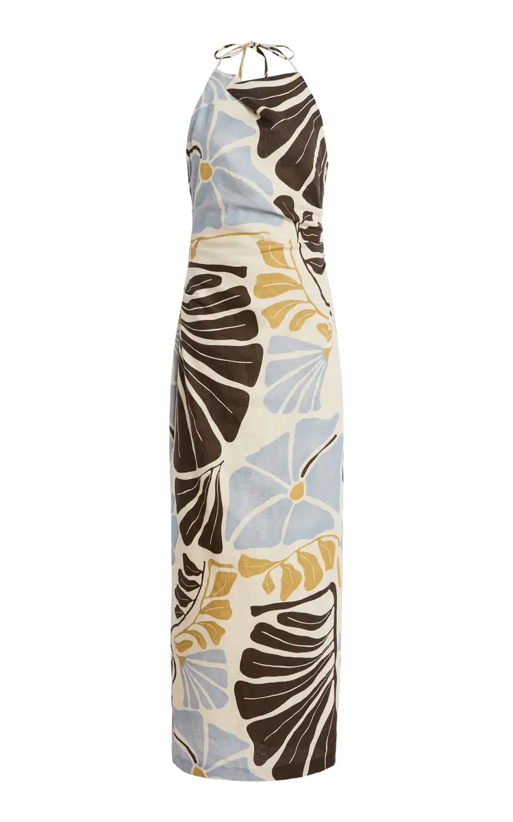 SIR. Lola Linen Maxi Dress | Thumbnail 6