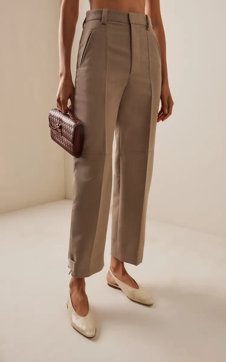 Bottega Veneta Wool-Twill Trousers | Thumbnail 3