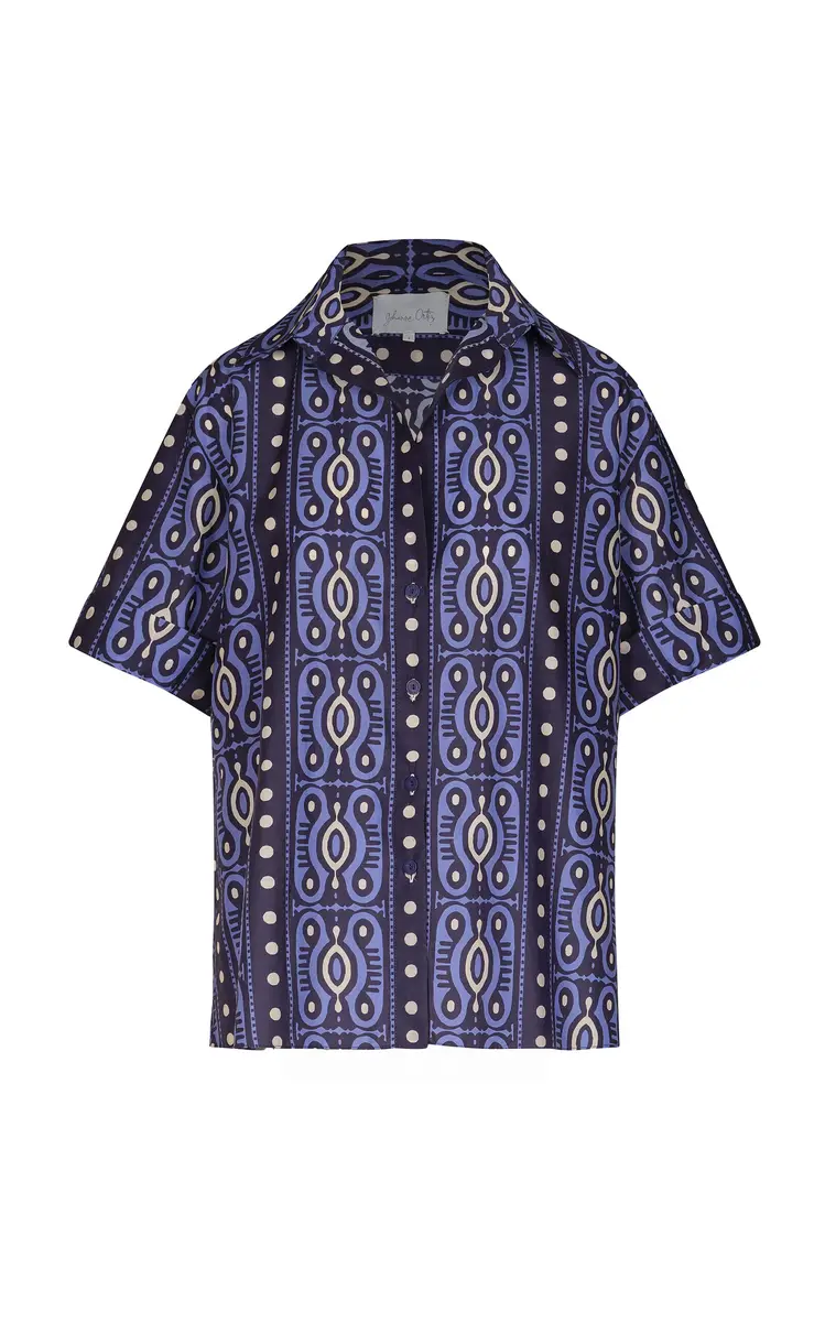 Johanna Ortiz Salty Promises Cotton Poplin Shirt | Image 1 Johanna Ortiz Salty Promises Cotton Poplin Shirt | Image 1