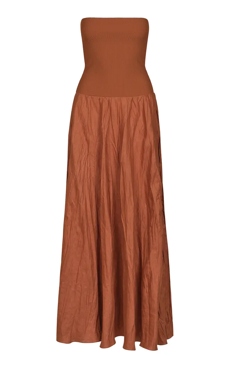 Johanna Ortiz Empowerment Movement Convertible Linen-Blend Maxi Dress | Image 1 Johanna Ortiz Empowerment Movement Convertible Linen-Blend Maxi Dress | Image 1