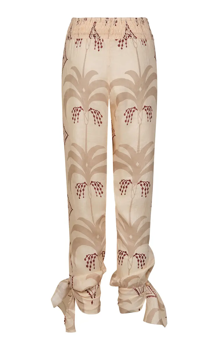 Johanna Ortiz Femininity Dramatic Printed Linen Pants | Thumbnail 5 Johanna Ortiz Femininity Dramatic Printed Linen Pants | Thumbnail 5