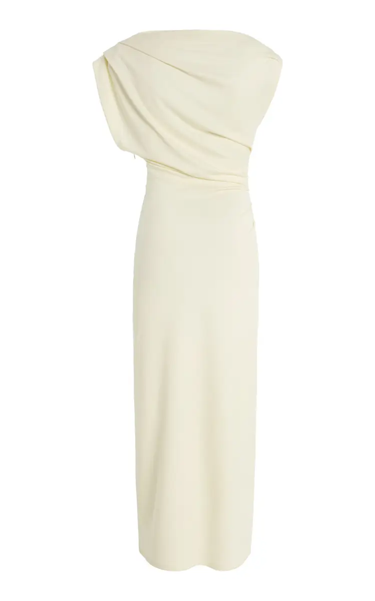 Oscar de la Renta Foxglove-Printed Jersey Midi Dress | Thumbnail 5 Oscar de la Renta Foxglove-Printed Jersey Midi Dress | Thumbnail 5