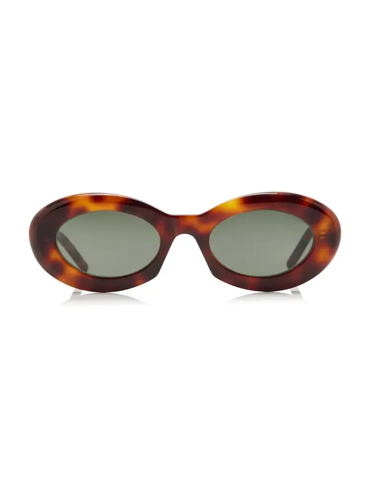 Oval-Frame Acetate Sunglasses Oval-Frame Acetate Sunglasses