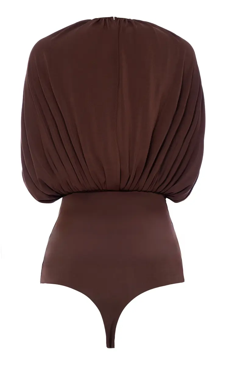 DES_PHEMMES Cape-Sleeve Bodysuit | Thumbnail 5