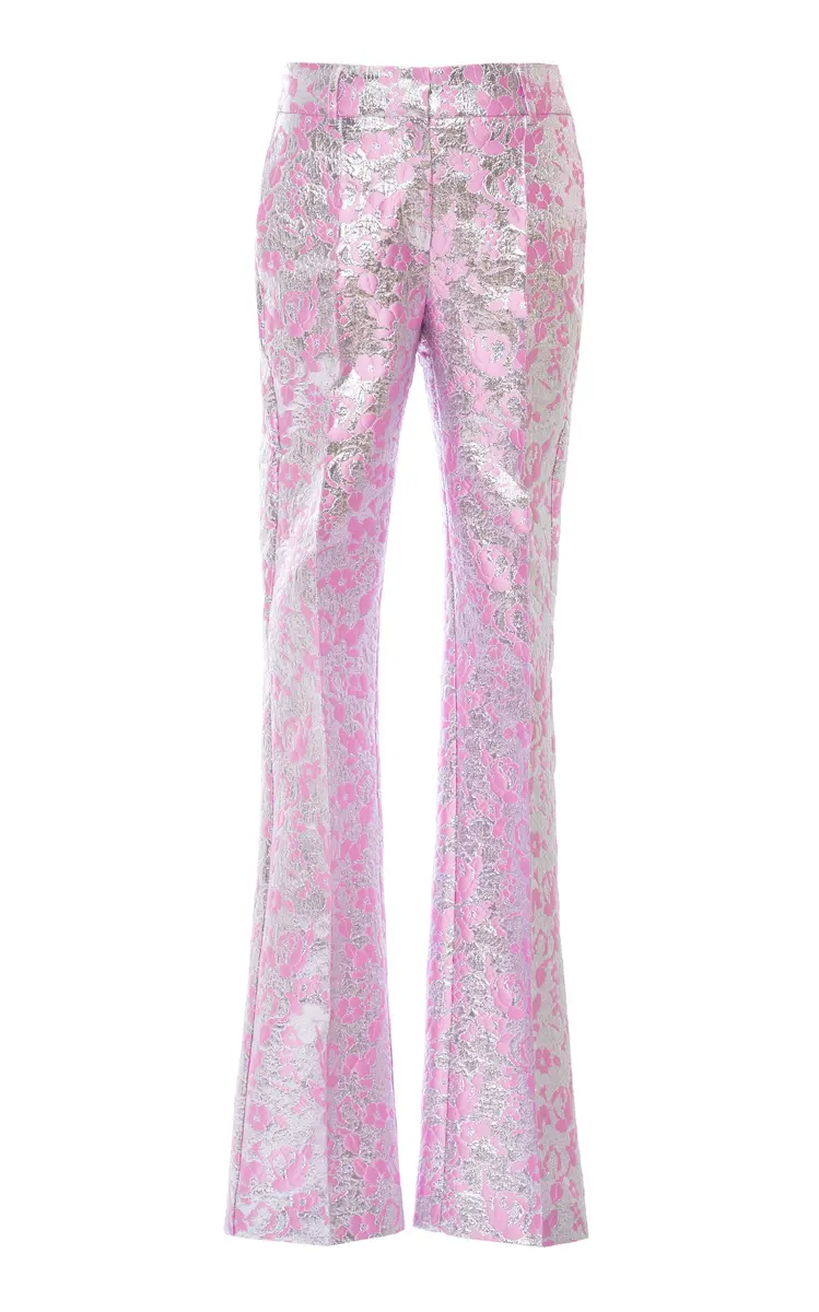 DES_PHEMMES Jacquard Straight-Leg Tailored Suit Pant | Thumbnail 11