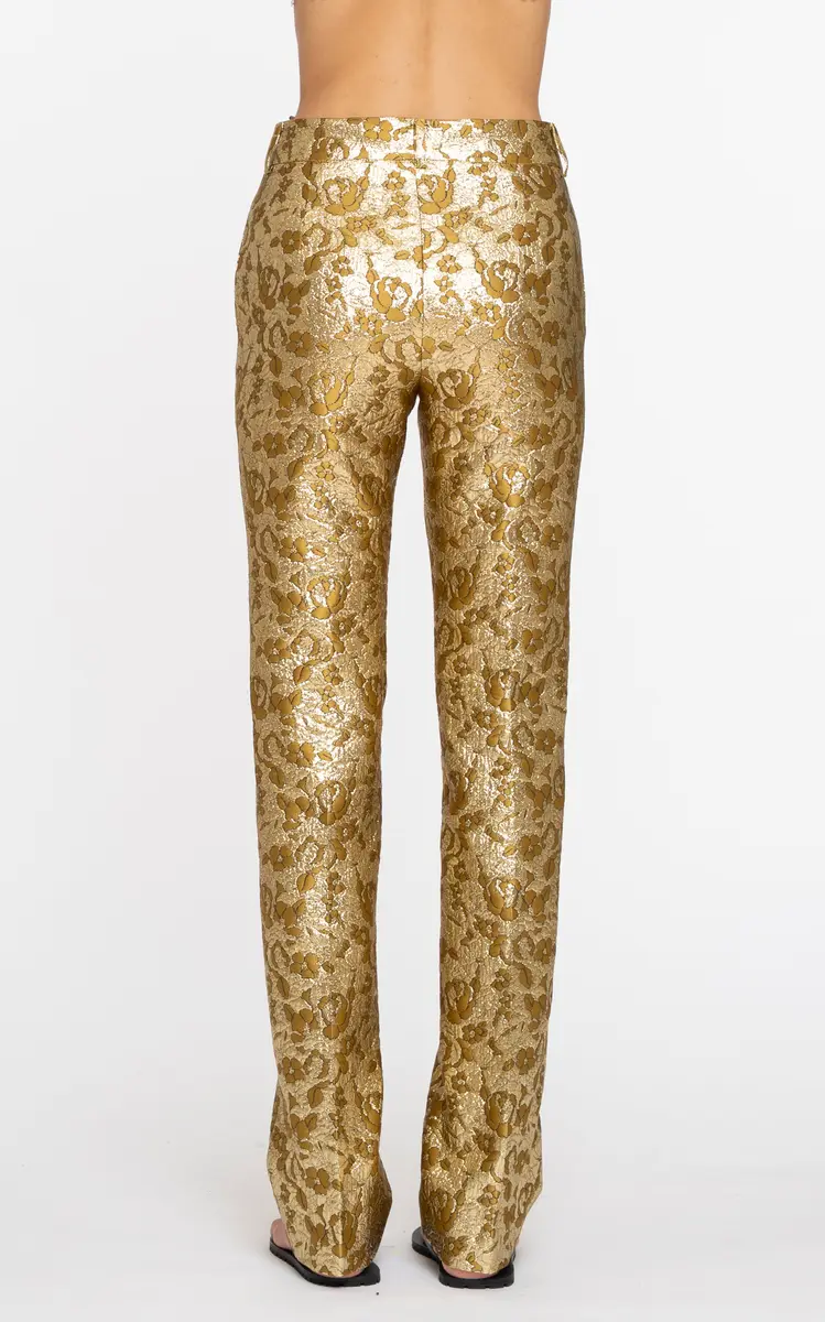 DES_PHEMMES Jacquard Straight-Leg Tailored Suit Pant | Thumbnail 9