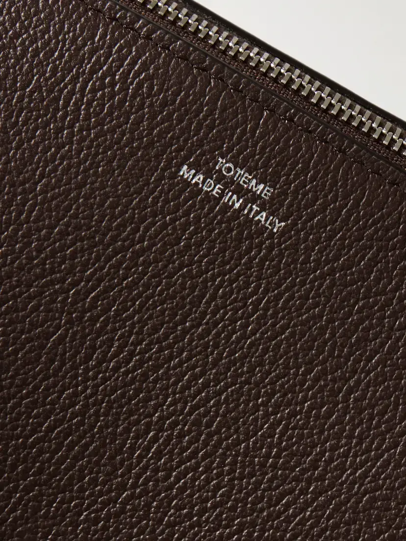 TOTEME Bevel Large Textured-leather Tote | Thumbnail 4