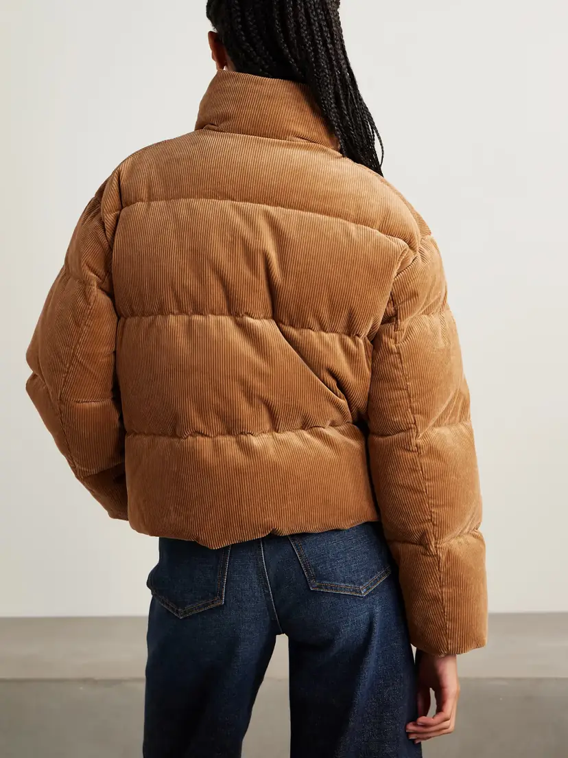 Polo Ralph Lauren Embroidered Quilted Cotton-blend Corduroy Down Jacket | Thumbnail 4
