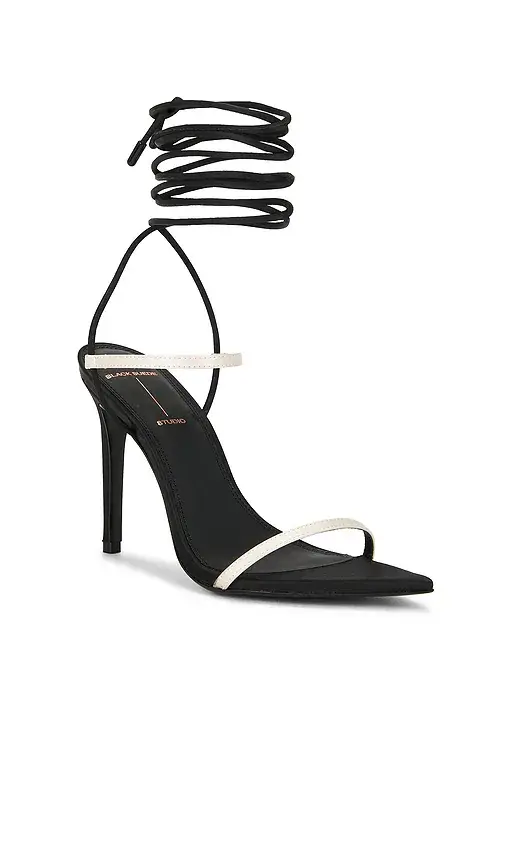 Black Suede Studio Lauren 100 Sandal | Thumbnail 2