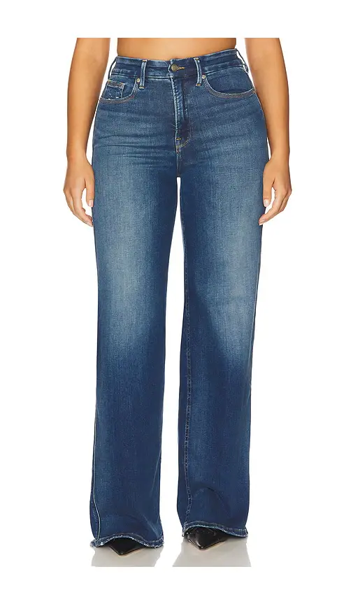GOOD AMERICAN Soft Tech Good Skate Wide Leg Jeans | Thumbnail 2 GOOD AMERICAN Soft Tech Good Skate Wide Leg Jeans | Thumbnail 2