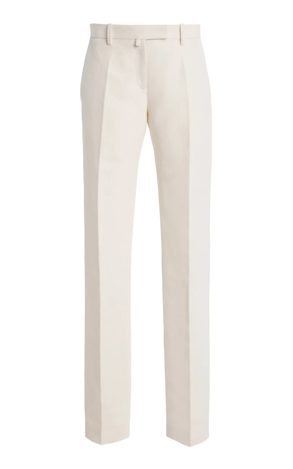 Slim Silk-Blend Straight-Leg Pants Slim Silk-Blend Straight-Leg Pants