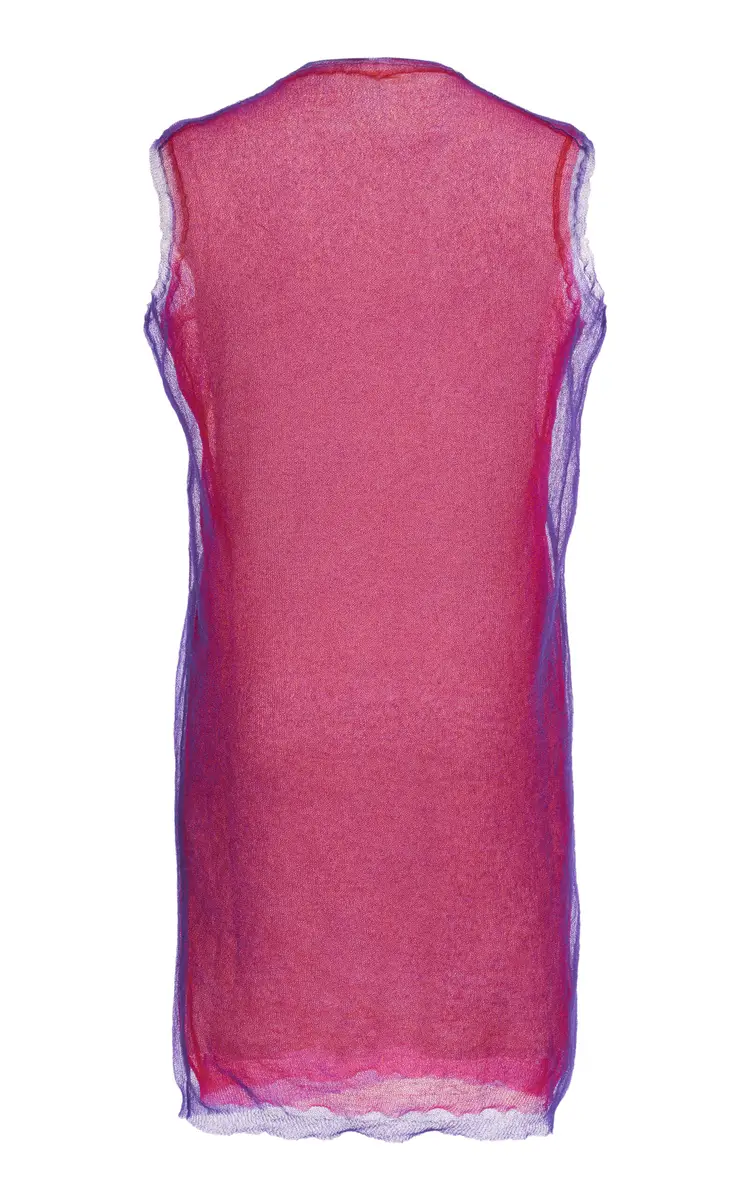 Jil Sander Double-Layered Sheer Mini Dress | Thumbnail 2