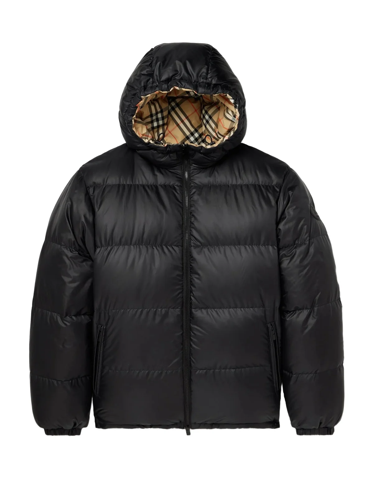 Quilted Shell Hooded Down Jacket - Men Quilted Shell Hooded Down Jacket - Men