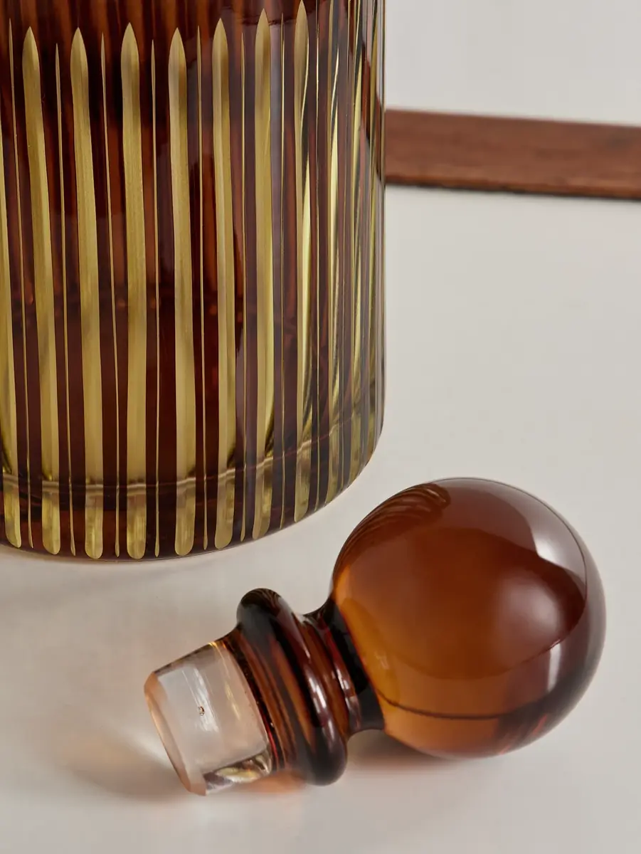 L'Objet Prism Glass Decanter - Men | Thumbnail 4 L'Objet Prism Glass Decanter - Men | Thumbnail 4