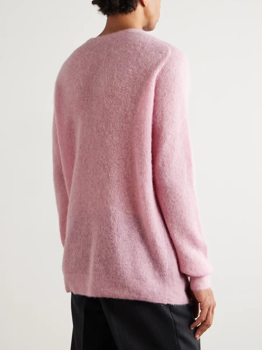 Auralee Oversized Ribbed Alpaca-Blend Sweater - Men | Thumbnail 4