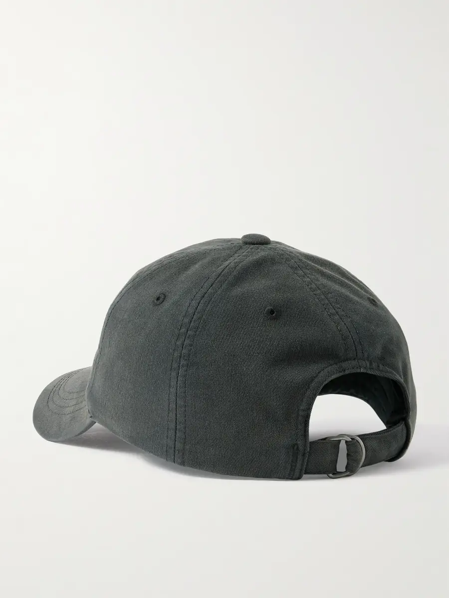 Acne Studios Logo-Embroidered Cotton-Twill Baseball Cap - Men | Thumbnail 3