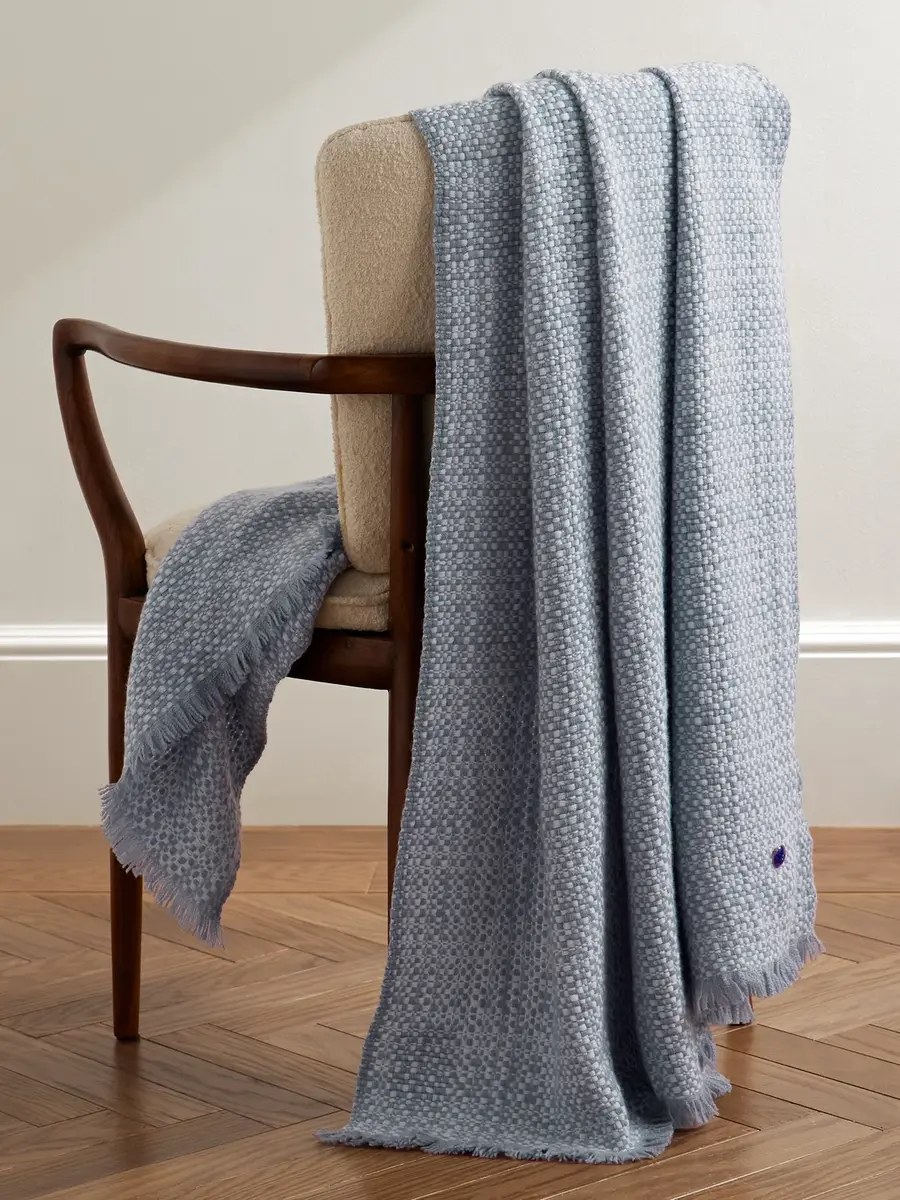 God’s True Cashmere Heritage Embellished Cashmere Throw - Men | Image 1 God’s True Cashmere Heritage Embellished Cashmere Throw - Men | Image 1