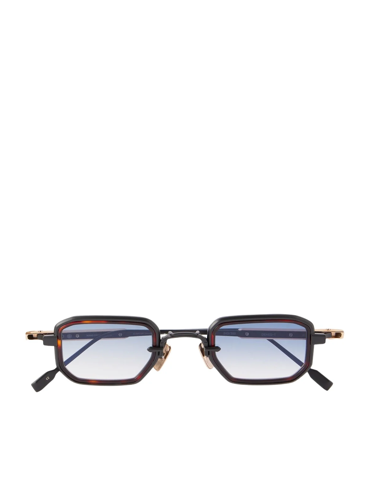 Deneb-T Square-Frame Tortoiseshell Acetate and Gold-Tone Titanium Sunglasses - Men