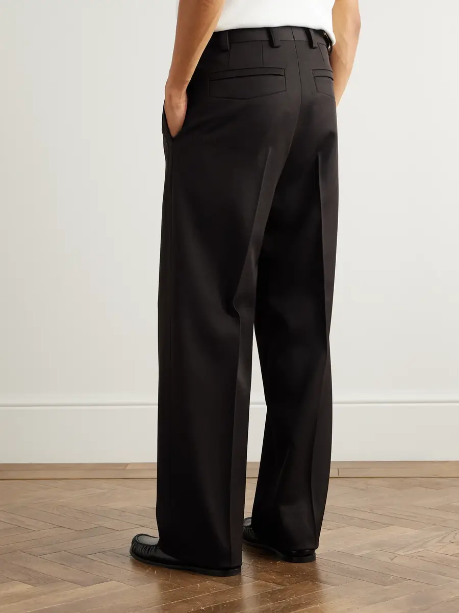 Zegna Straight-Leg Wool-Twill Trousers - Men | Thumbnail 4 Zegna Straight-Leg Wool-Twill Trousers - Men | Thumbnail 4