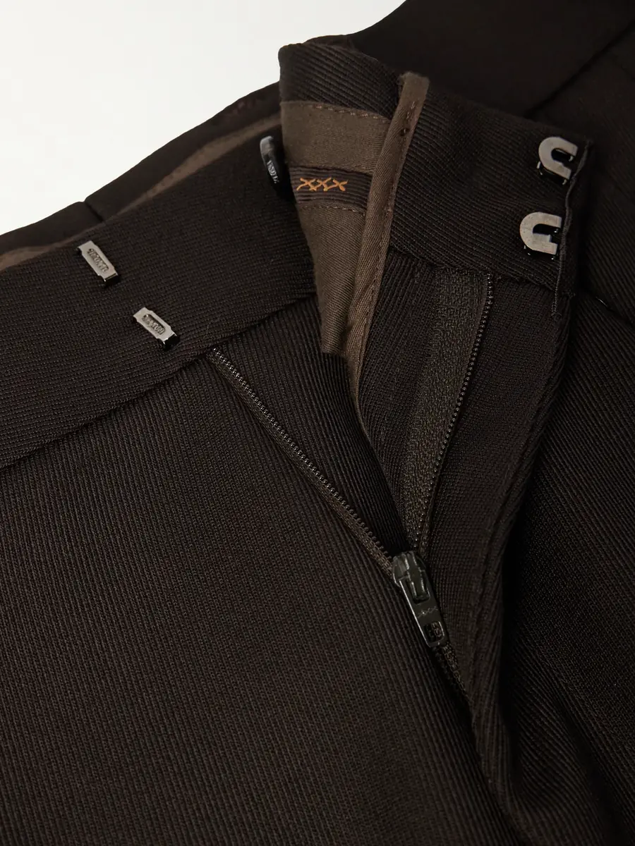 Zegna Straight-Leg Wool-Twill Trousers - Men | Thumbnail 6 Zegna Straight-Leg Wool-Twill Trousers - Men | Thumbnail 6