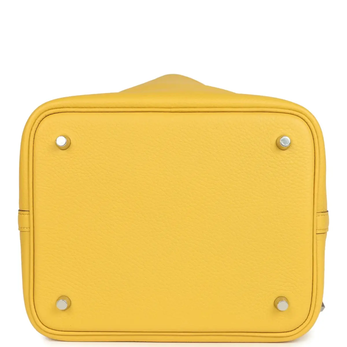 HERMÈS Hermes Picotin Lock 22 Sun Clemence Palladium Hardware | Thumbnail 6 HERMÈS Hermes Picotin Lock 22 Sun Clemence Palladium Hardware | Thumbnail 6
