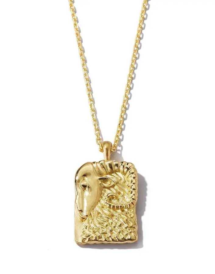 DAVID WEBB Diamond Aries Pendant Necklace | Image 1 DAVID WEBB Diamond Aries Pendant Necklace | Image 1