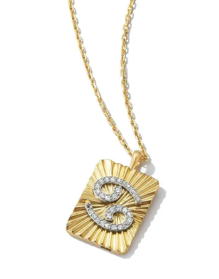 DAVID WEBB Diamond Cancer Pendant Necklace | Thumbnail 3