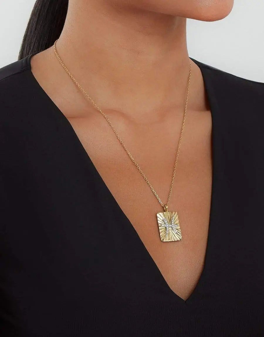 DAVID WEBB Diamond Pisces Zodiac Pendant Necklace | Thumbnail 2 DAVID WEBB Diamond Pisces Zodiac Pendant Necklace | Thumbnail 2