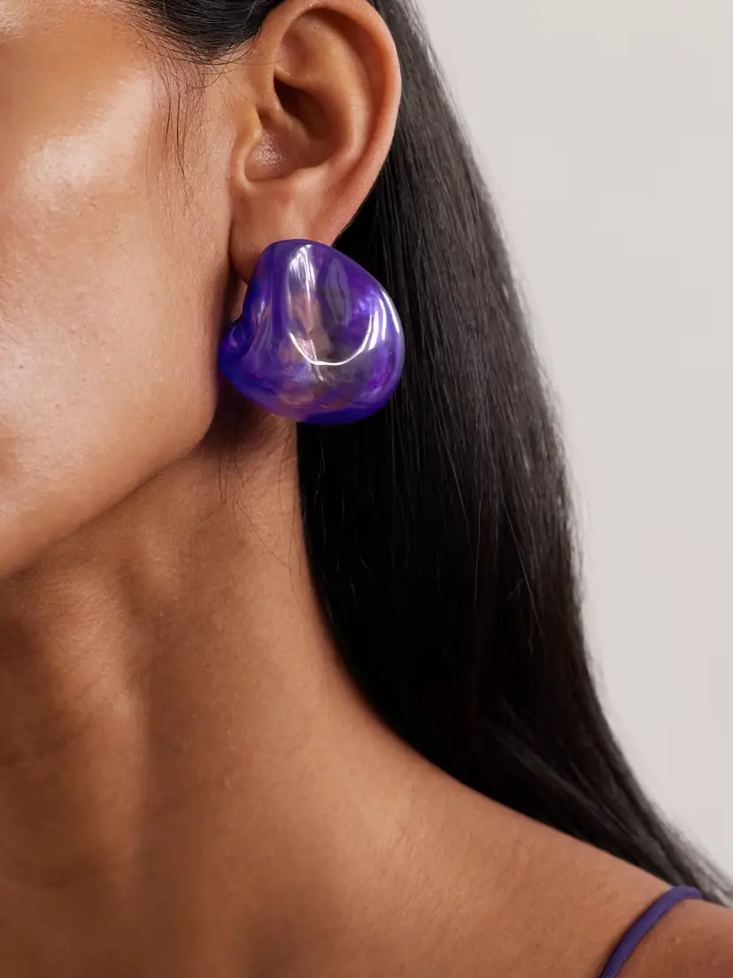 Completedworks Resin And Recycled Gold Vermeil Earrings | Thumbnail 2 Completedworks Resin And Recycled Gold Vermeil Earrings | Thumbnail 2