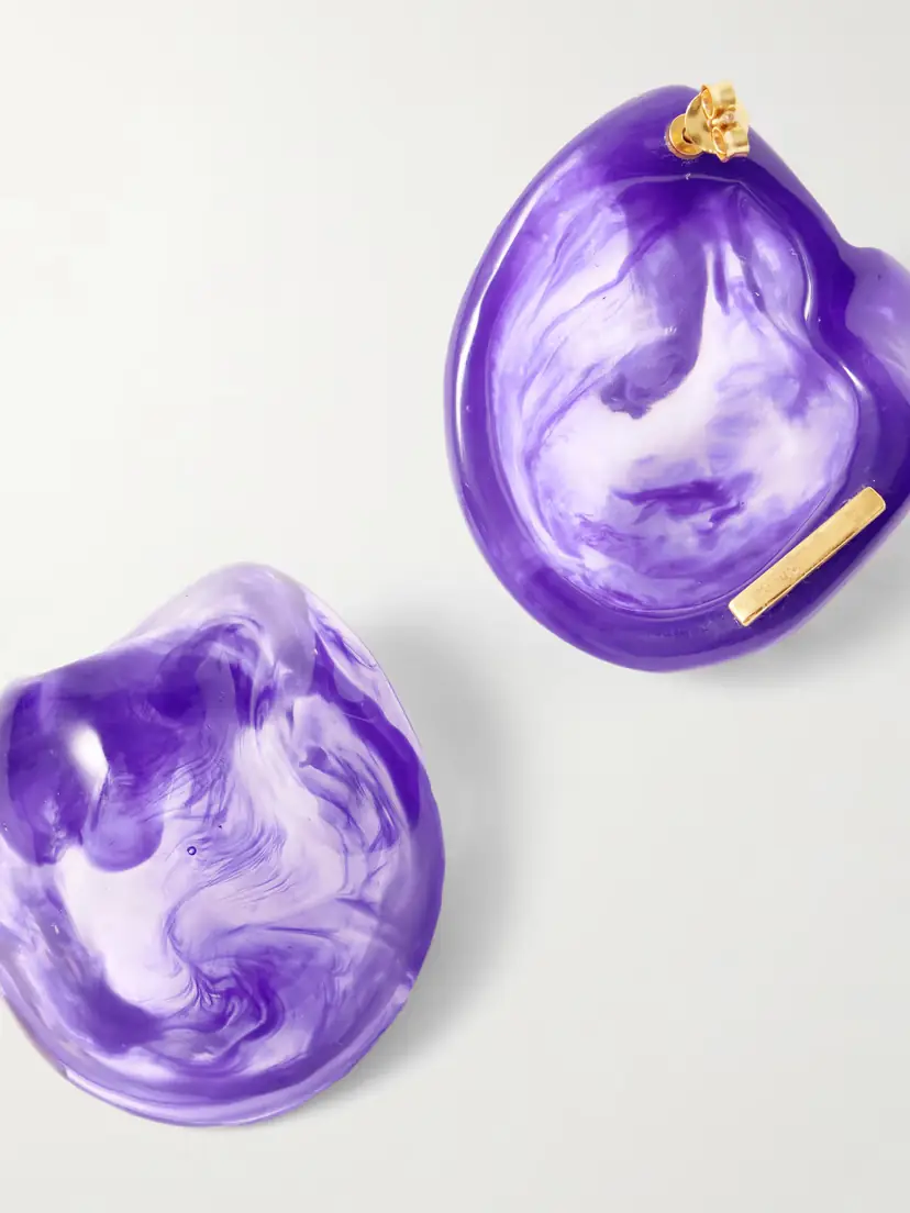 Completedworks Resin And Recycled Gold Vermeil Earrings | Thumbnail 3 Completedworks Resin And Recycled Gold Vermeil Earrings | Thumbnail 3