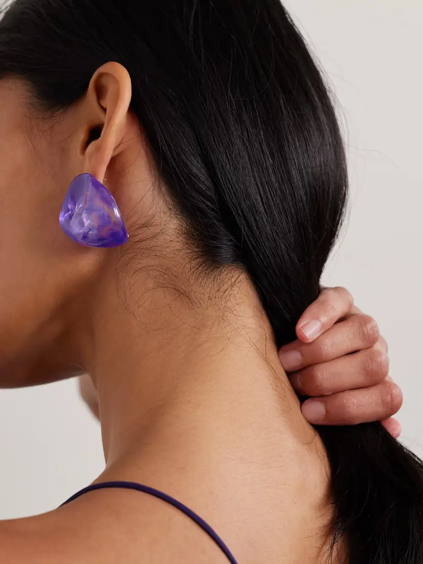 Completedworks Resin And Recycled Gold Vermeil Earrings | Thumbnail 4 Completedworks Resin And Recycled Gold Vermeil Earrings | Thumbnail 4