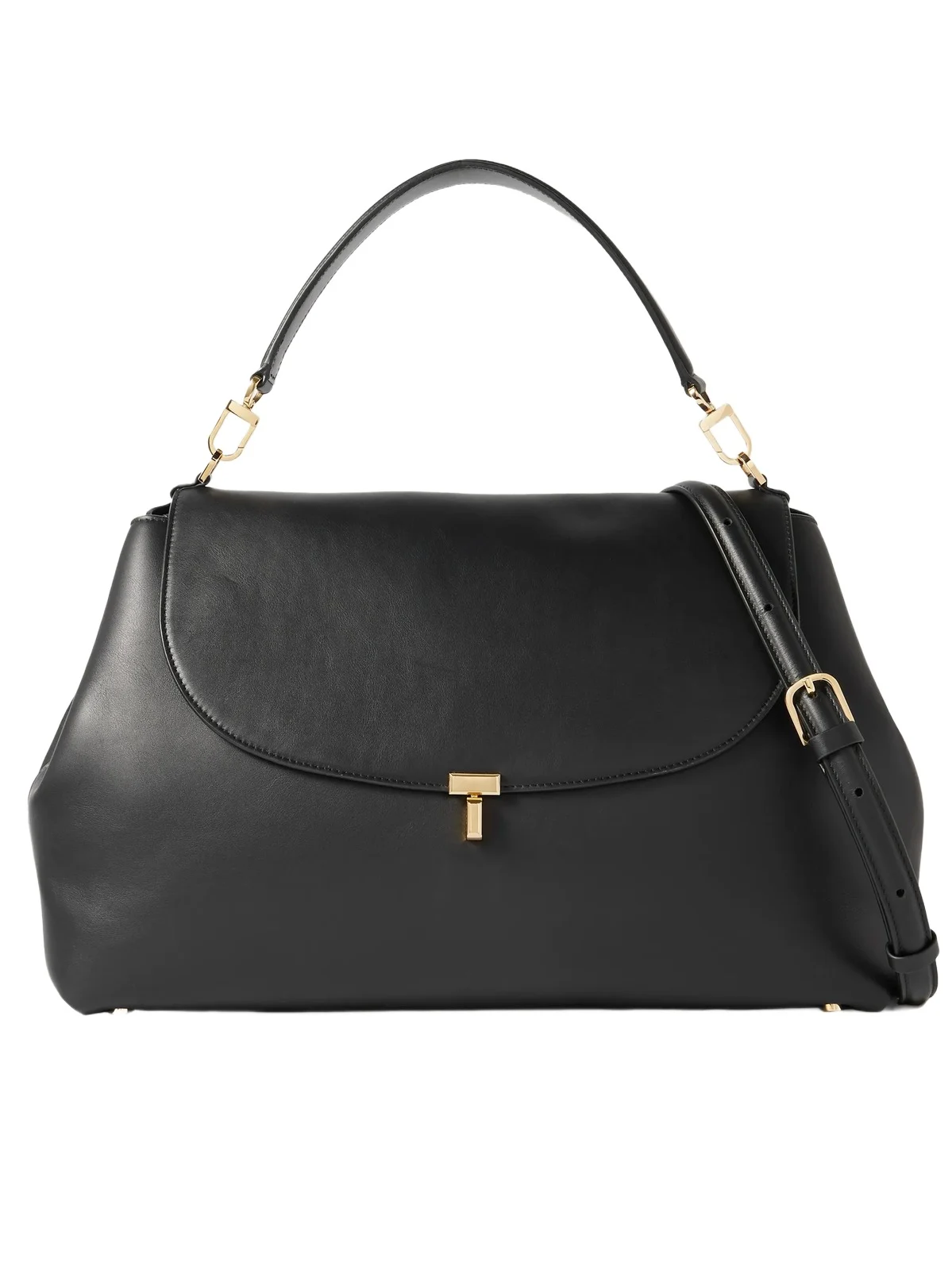 T-lock Large Leather Shoulder Bag T-lock Large Leather Shoulder Bag