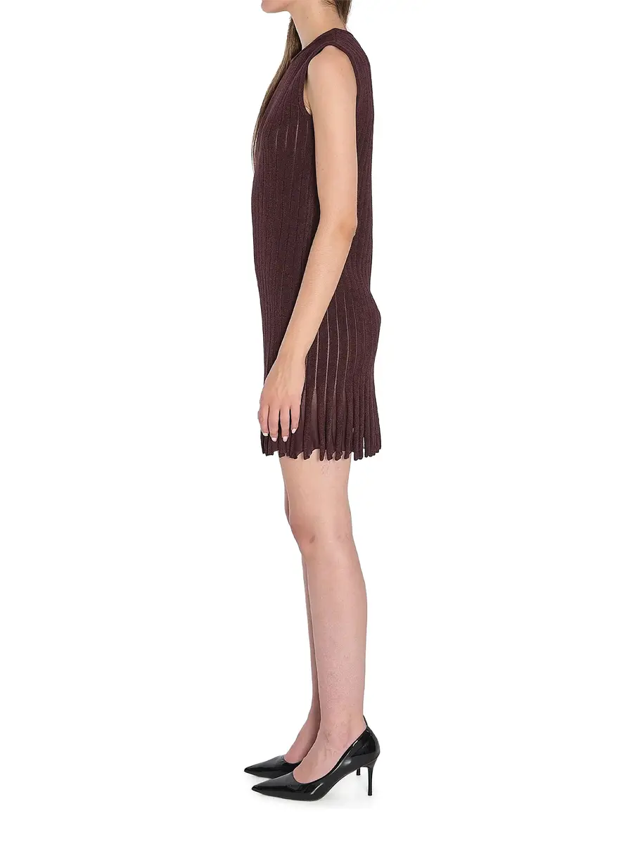 Alaïa Knit Striped Dress | Thumbnail 4 Alaïa Knit Striped Dress | Thumbnail 4