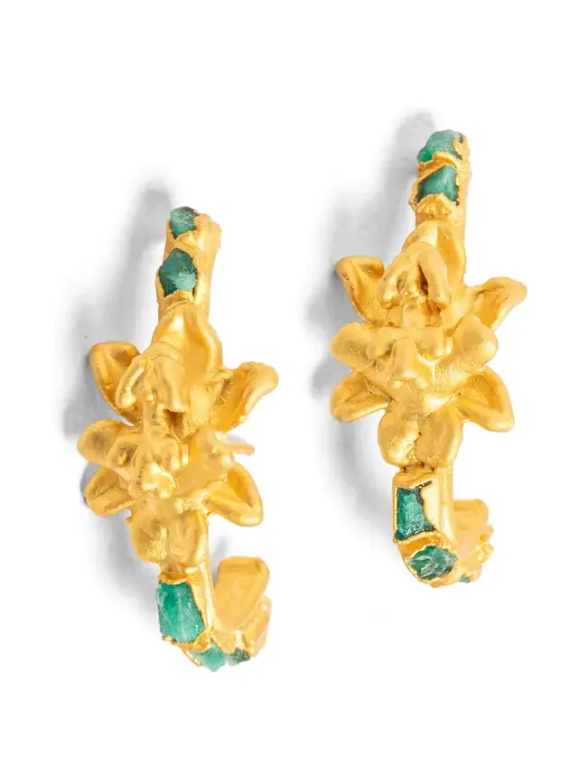 Sigmatoxtalis and Rough Emerald Studs Sigmatoxtalis and Rough Emerald Studs