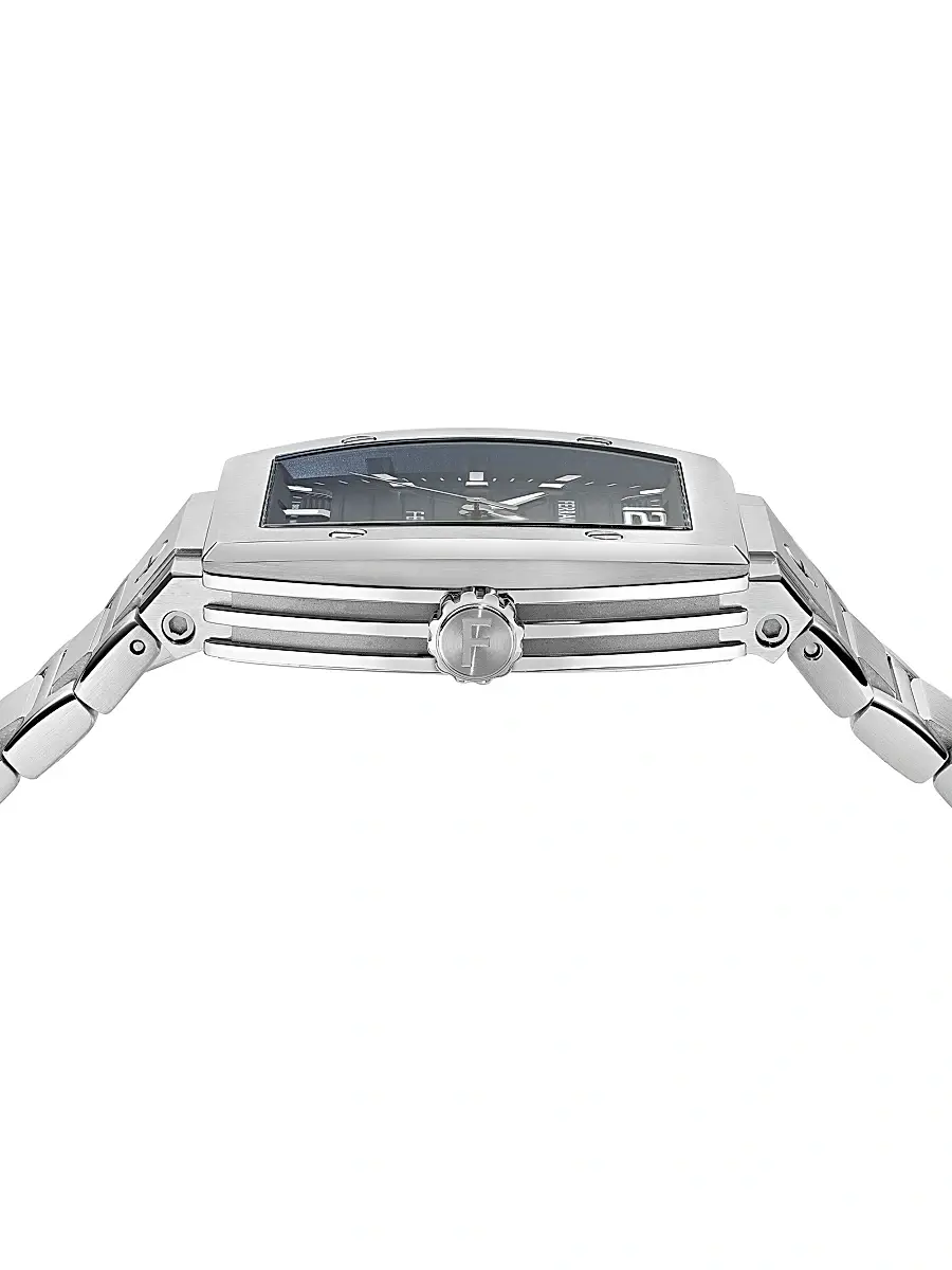 FERRAGAMO Men's Ren Stainless Steel Bracelet Watch/42MM - Stainless Steel Blue Dial | Thumbnail 3 FERRAGAMO Men's Ren Stainless Steel Bracelet Watch/42MM - Stainless Steel Blue Dial | Thumbnail 3