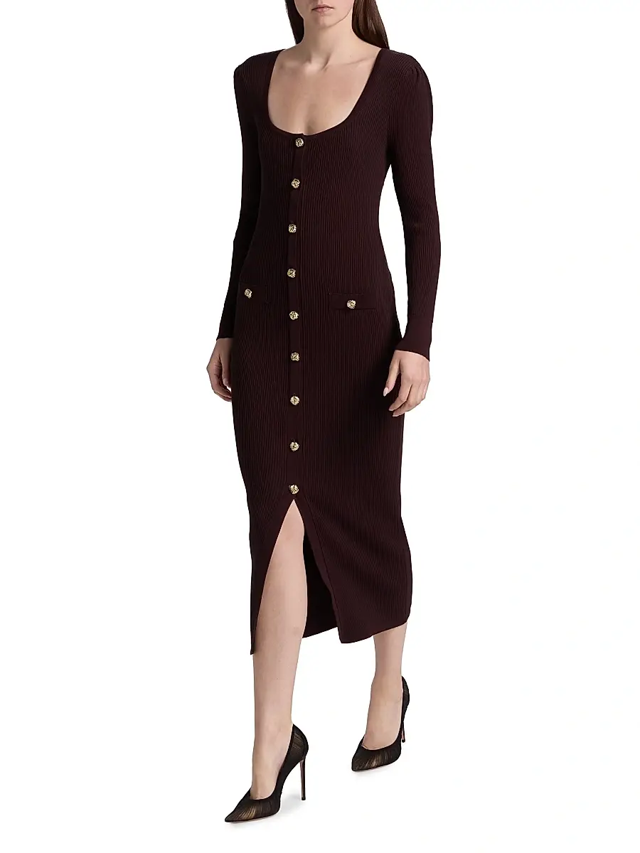 Generation Love Women's Andolina Rib-Knit Midi-Dress | Thumbnail 2 Generation Love Women's Andolina Rib-Knit Midi-Dress | Thumbnail 2