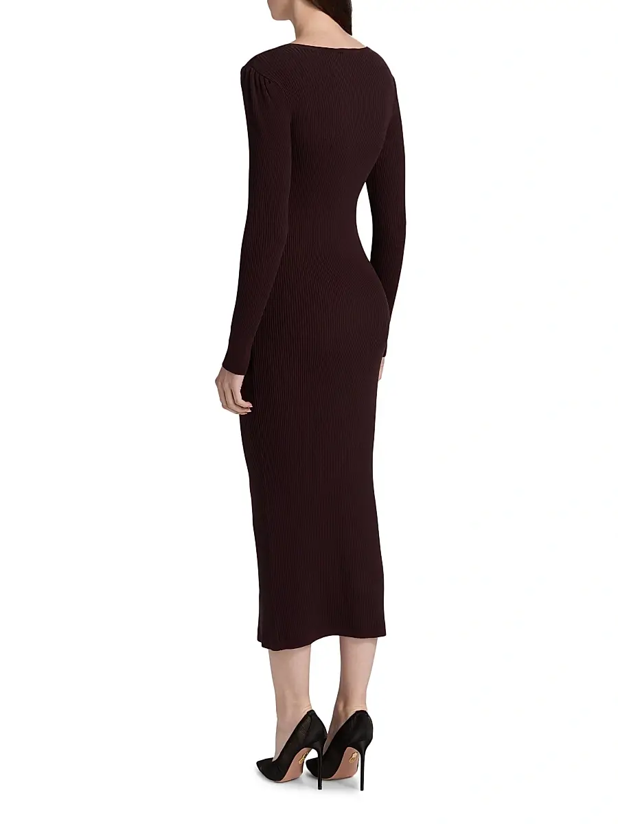 Generation Love Women's Andolina Rib-Knit Midi-Dress | Thumbnail 5 Generation Love Women's Andolina Rib-Knit Midi-Dress | Thumbnail 5
