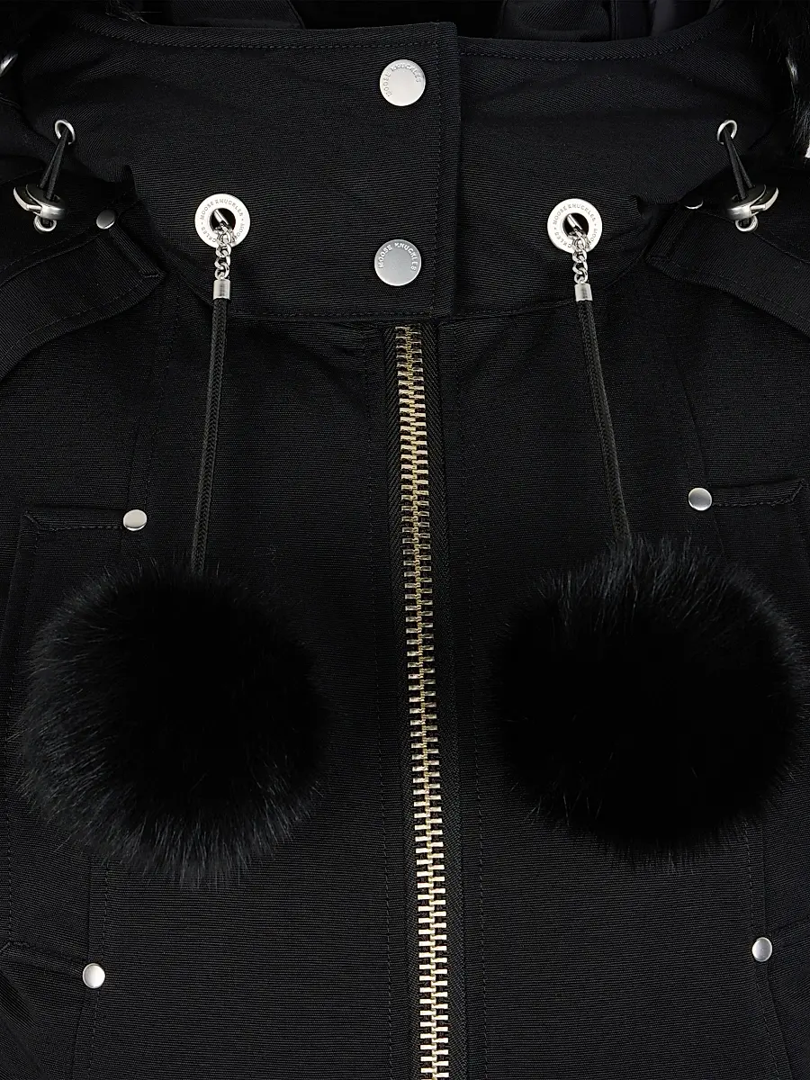 Moose Knuckles Women's Debbie Shearling-Trim Down Bomber Jacket | Thumbnail 8