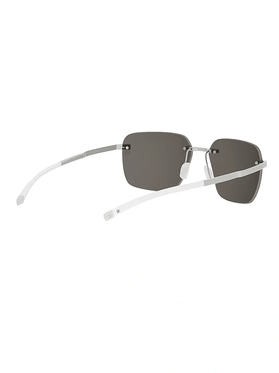 TAG Heuer Men's Flex 58MM Square Sunglasses - Shiny Palladium And Smoke Mirror | Thumbnail 6 TAG Heuer Men's Flex 58MM Square Sunglasses - Shiny Palladium And Smoke Mirror | Thumbnail 6