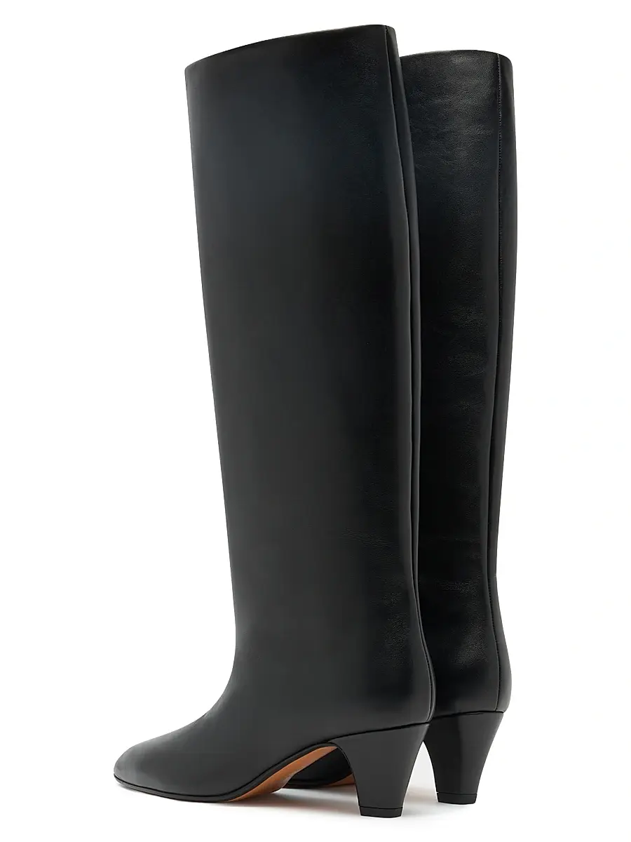 BALLY Women's Arval 55MM Leather Block-Heel Boots | Thumbnail 3 BALLY Women's Arval 55MM Leather Block-Heel Boots | Thumbnail 3